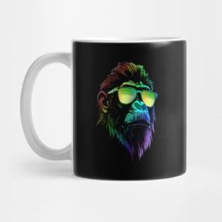 Baboon Sunglasses Vibrant Color Mug